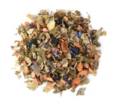 Bio Kräutertee mit Aprikose, Lindenblüte & Erdbeere in Glasdose 70 g / DE-ÖKO-006