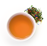 Bio Kräutertee mit Aprikose, Lindenblüte & Erdbeere in Glasdose 70 g / DE-ÖKO-006