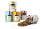Bio Kräutertee mit Aprikose, Lindenblüte & Erdbeere in Glasdose 70 g / DE-ÖKO-006