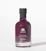 A L'Olivier Essig mit Himbeere, 200ml Flasche vor hellem Hintergrund – fruchtig-aromatische Essigspezialität mit intensiver Himbeernote für Salate, Wildgerichte, Ziegenkäse, Desserts und raffinierte Vinaigrettes