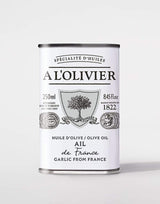 A L'Olivier Olivenöl mit Knoblauch aus Frankreich, 250ml Dose