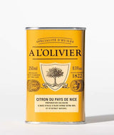 A L'Olivier Zitrone aus Nizza Olivenöl-Zubereitung, 250ml Dose mit natürlichem Zitronen-Extrakt für Fisch, Salate, Gemüse und mediterrane Gerichte