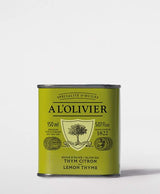 A L'Olivier Zitronenthymian Olivenöl-Zubereitung, 150ml Dose mit natürlichem Zitronenthymian-Aroma für Fisch, Gemüse und mediterrane Gerichte