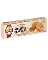 Biscuiterie de l'Abbaye Galettes au Sarrasin Buchweizenkekse 125 g französisches Gebäck mit Isigny Butter AOP aus der Normandie