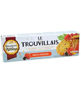 Biscuiterie de l'Abbaye Le Trouvillais Kekse rote Früchte 150 g französisches Gebäck mit Isigny Sahne AOP aus der Normandie