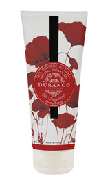 Durance Duschgel schöne Mohnblume in einer 200ml Tube vor weißem Hintergrund