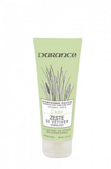 Durance 2-in-1 Duschgel und Shampoo für Männer Vetiver in grüner Tube mit Vetiverpflanzen-Motiv
