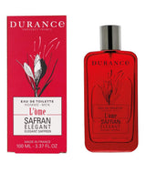 Durance Eau de Toilette Homme Safran Elegant mit Verpackung und Flasche