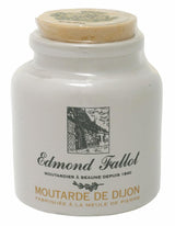 Edmond Fallot Dijon Senf im Steintopf 250g, klassischer französischer Senf aus Beaune, fein gemahlen traditionell hergestellt