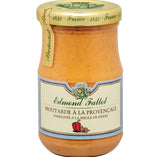 Edmond Fallot Senf Provençale im Glas mit gelbem Deckel und Paprika-Motiv