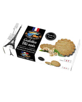 Galettes Blé Noir französische Buchweizenkekse von Biscuiterie de la Pointe du Raz mit Butter und knuspriger Textur aus der Bretagne
