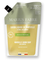Marius Fabre Marseille Flüssigseife Orangenblüte Nachfüllbeutel mit Copraöl eco refill