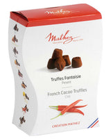 Mathez Kakao Trüffel Chili 250 g Truffes Fantaisie Verpackung mit scharfer Piment Geschmacksrichtung