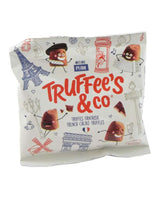Mathez Truffées & Co Natur 35 g Beutel mit französischem Design, Kakao-Trüffeln und verspielten Illustrationen im Paris-Stil