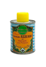 Nicolas Alziari Fisch Marinade in blauer Dose freigestellt