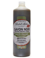 Rampal Latour schwarze Seife aus Olivenöl in der Flasche