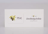Geschenkgutschein EUR 75,-