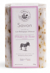 Eselsmilchseife Rose mit Rosenblüten 115 g