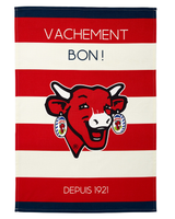 Geschirrtuch La Vache Qui Rit Rayé Rouge