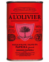 A L'Olivier Olivenöl Geräucherte Paprika in roter 250 ml Dose