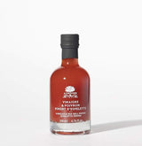 A L'Olivier Essig mit Paprika und Piment d'Espelette, 200ml Flasche vor hellem Hintergrund – würzig-fruchtige Essigspezialität mit milder Chili-Note für Salate, Grillgemüse, Fleischgerichte und mediterrane Dressings
