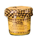 Azaïs-Polito Rouille Sétoise Sauce im Glas mit kariertem Deckel und gelbem Inhalt
