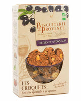 Biscuiterie de Provence Croquets mit Oliven & Mandeln – knuspriger Aperitif-Snack.