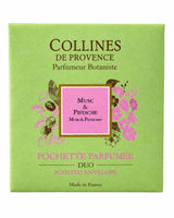 Collines de Provence Duftbeutel Moschus Pistazie 6g in gruener Verpackung