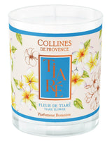 Collines de Provence Duftkerze Tiaré in Glas mit Banderole