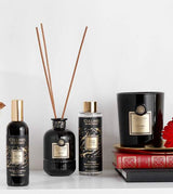 Collines de Provence Ébène Raumduftkollektion mit Raumspray, Duftdiffuser, Diffuser-Nachfüllung und Cèdre Duftkerze