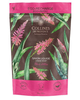 Refill Nachfüllpack von Flüssigseife mit Duftrichtung Aloe Vera Blüte von Collines 