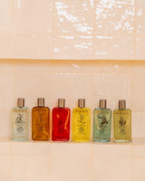 Durance Herren Eau de Toilette Kollektion nebeneinander – Minze, Holz, Safran, Zitrone, Zeder & Vetiver