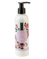 Durance feuchtigkeitsspendende Bodylotion Rose Petal mit zartem Rosenblüten-Design und Pumpspender