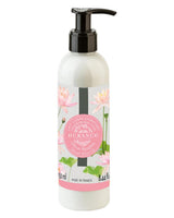 Durance feuchtigkeitsspendende Bodylotion „Delicate Water Lily“ mit zartem Seerosenmotiv und Pumpspender