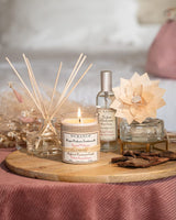 Durance Santal Velours Samtiges Sandelholz Set mit Kerze und Diffuser