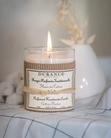 Brennende Durance Duftkerze Baumwollblüte, 180g im stilvollen Wohnambiente