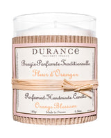 Durance Duftkerze Orangenblüte, 180g Kerze im Glasbehälter