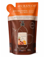 Durance Nachfüllbeutel Flüssigseife Mandarine & Granatapfel 500ml Eco-Refill Verpackung in Orange und Braun