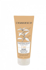 Durance Homme 2-in-1 Duschgel und Shampoo Orientalisches Holz mit Cistus-Extrakt in beiger Tube auf hellem Hintergrund