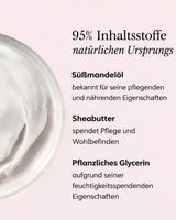 Durance Körpercreme mit 95 % natürlichen Inhaltsstoffen, Pflege mit Mandelöl & Sheabutter