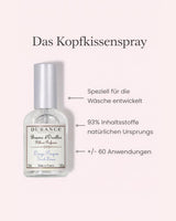 Durance Kopfkissenspray Frische Wäsche mit 93% natürlichen Inhaltsstoffen Ursprung
