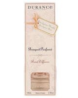 Durance Raumduft Diffuser Eukalyptus Minze 100ml in dekorativer Verpackung mit Duftbezeichnung Eucalyptus Mint und elegantem Glasflakon