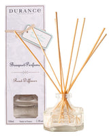 Durance Raumduft Diffuser Kokoswasser 100ml mit dekorativem Glasflakon, Duftstäbchen und eleganter Verpackung mit Duftbezeichnung Eau de Coco Coconut Water