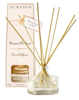 Durance Raumduft Diffuser Feigenmilch mit Glasflakon, natürlichen Duftstäbchen und passender cremefarbener Verpackung im eleganten Provence-Design