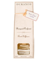 Durance Raumduft Diffuser Feigenmilch mit cremefarbener Geschenkbox und dekorativem Duftetikett in Lavendelfarbe