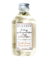 Durance Raumduft Nachfüller mit Orange und Zimt, 250ml Flasche