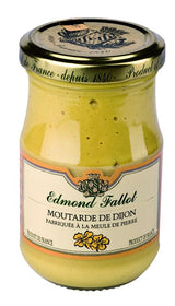 Edmond Fallot Dijon Senf im Glas, klassischer französischer Senf aus Beaune, fein gemahlen und traditionell hergestellt
