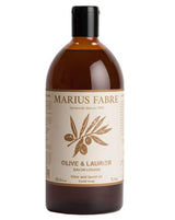 Marius Fabre Flüssigseife mit Olivenöl und Lorbeeröl in brauner Flasche
