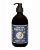 Marius Fabre schwarze Seife mit Olivenöl in Pumpflasche