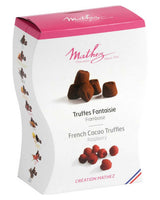 Mathez Kakao Trüffel Himbeere 250 g Truffes Fantaisie Verpackung mit französischen Schokoladentrüffeln